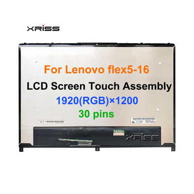 16.0 polegadas de tela sensível ao toque para Lenovo IdeaPad Flex 5-16 Series Flex 5 16ALC7 16IAU7 Display Assembly FHD 1920x1080